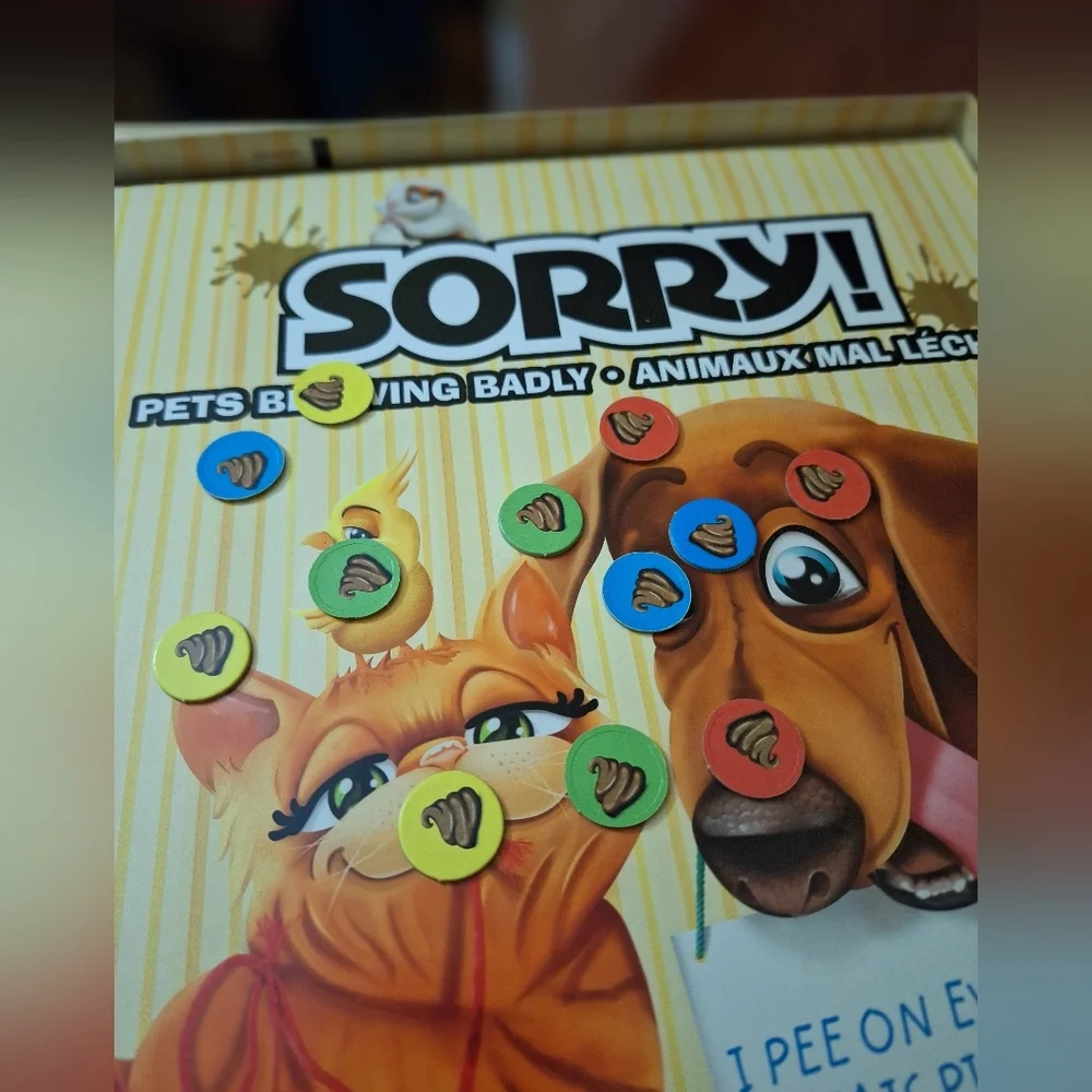Hasbro Sorry! Pets Behaving Badly Board Game Dogs Cats - Picture 9 of 11